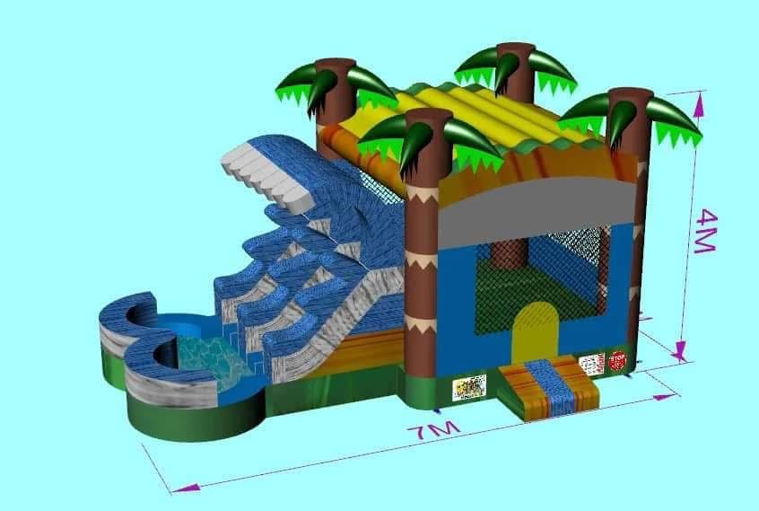 Dual Lane Combo Unit With Pool wet or dry use