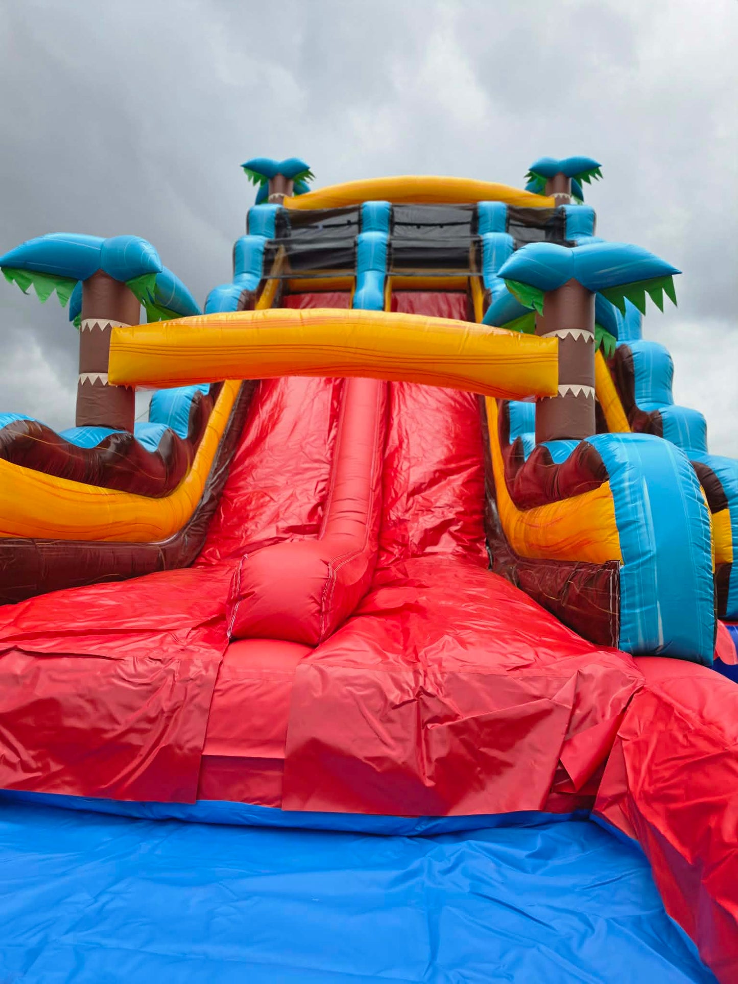 Lava Rush Dual Lane Mega Water Slide